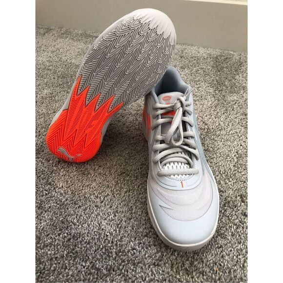 Puma Lamelo Ball MB.02 Gorange Platinum Gray Men\'s Size 10 main image 6